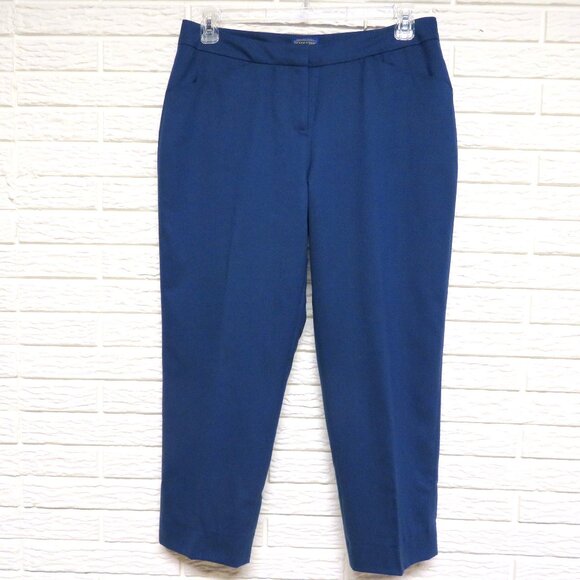Pendleton Virgin Wool Trousers 12P Royal Blue Solid - Picture 1 of 6